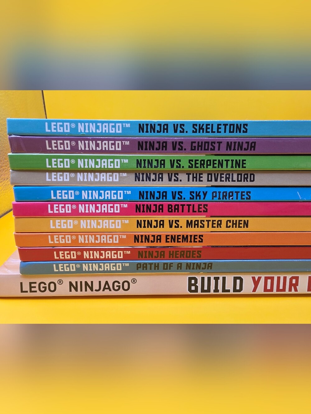 Lego Ninjago Lot of 10 DW Books Masters Of Spinjitzu Series Hardcover Book 2016